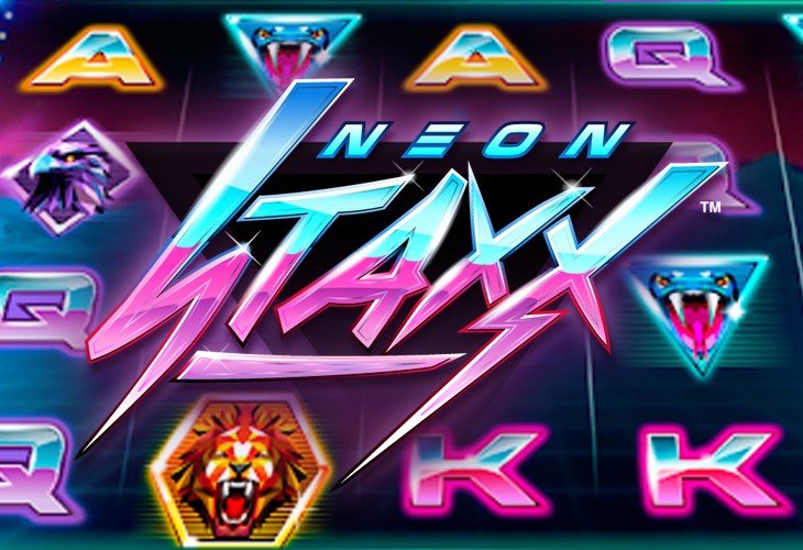 Neon Staxx - NetEnt slot at Biggerz Casino Casino