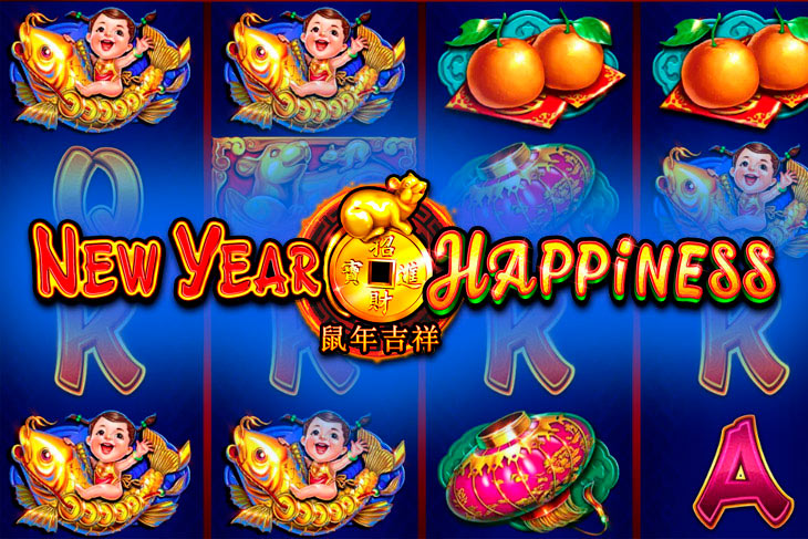New Year Happiness - Ruby Play slot at Biggerz Casino Casino